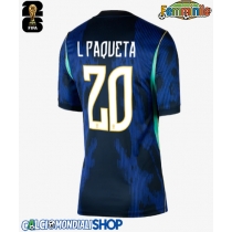 Maglie da calcio Brasile Lucas Paqueta #20 Seconda Maglia Femminile Mondiali 2026  Manica Corta